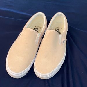 Velvet pink vans. US Men 6.5 US Women 8